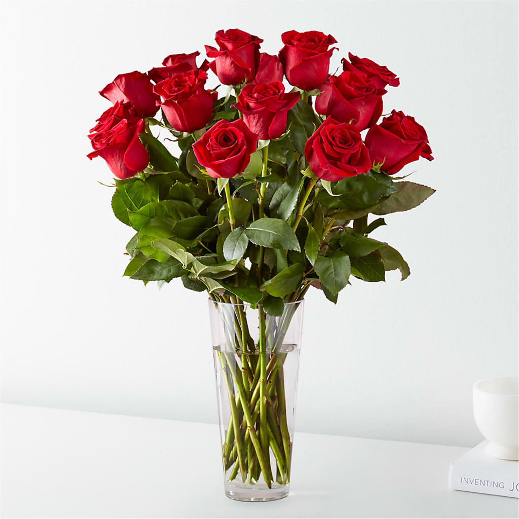 Long Stem Red Rose Bouquet – New Life Flower And Gifts, Rincon GA