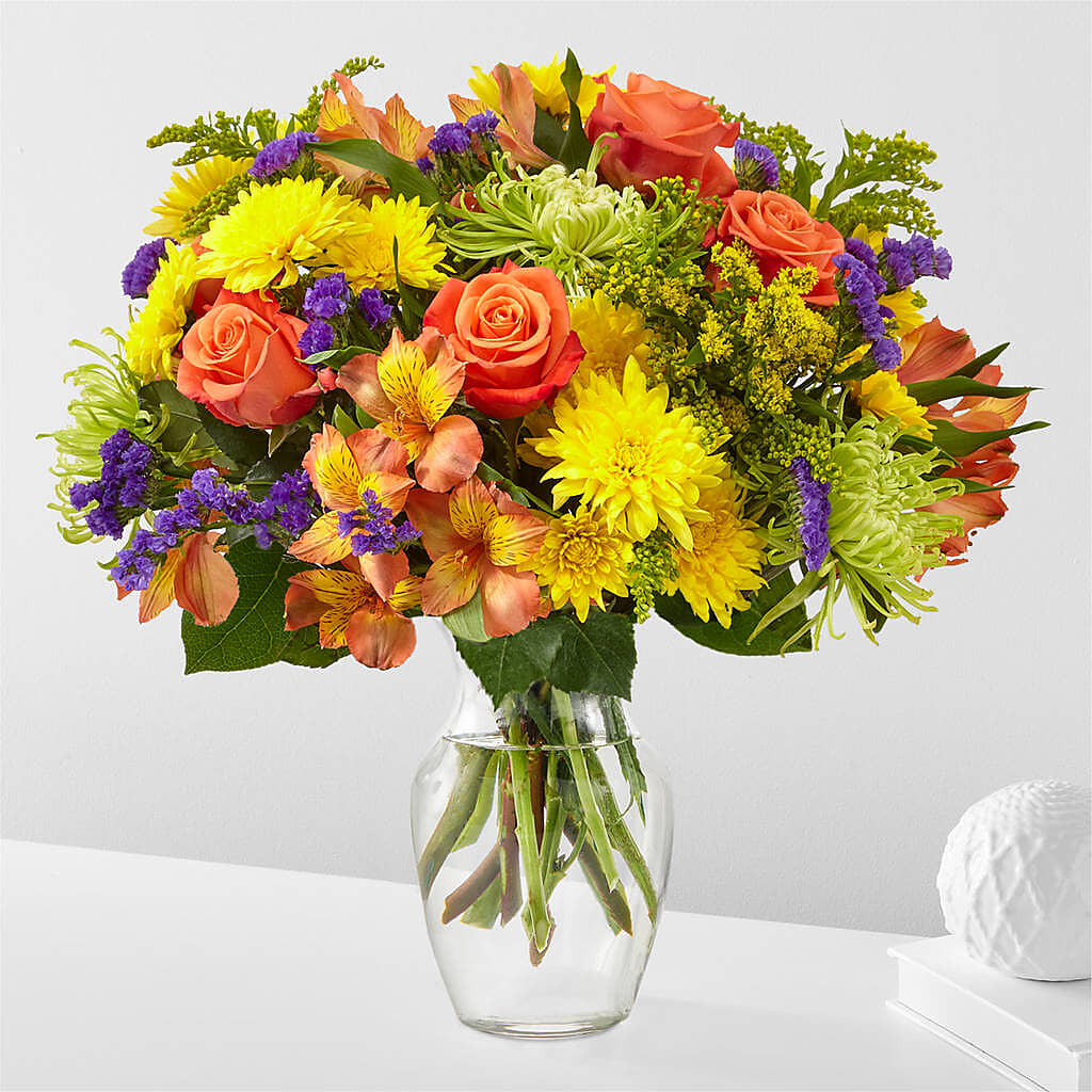 Marmalade Skies Bouquet – New Life Flower And Gifts, Rincon GA
