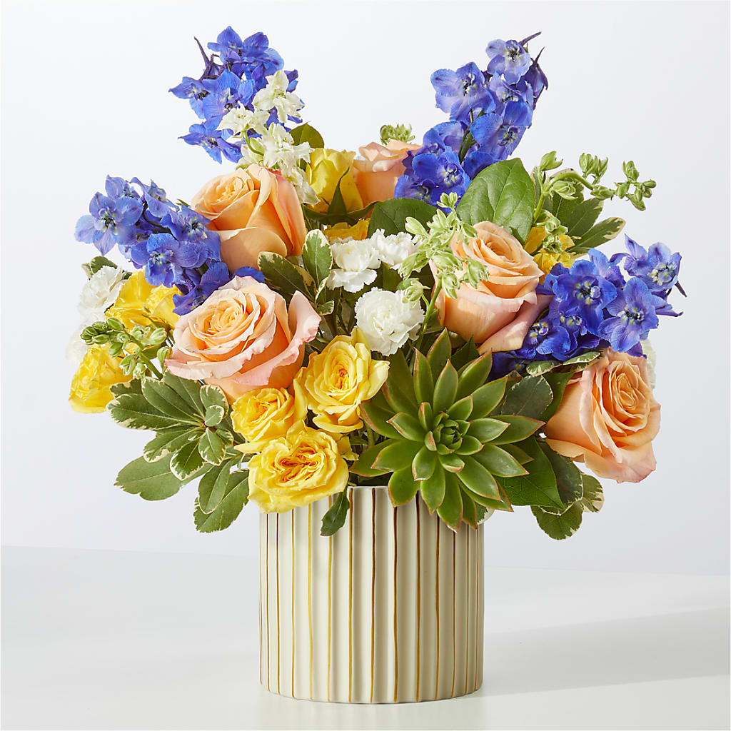 Cobalt Reverie Bouquet – New Life Flower And Gifts, Rincon GA