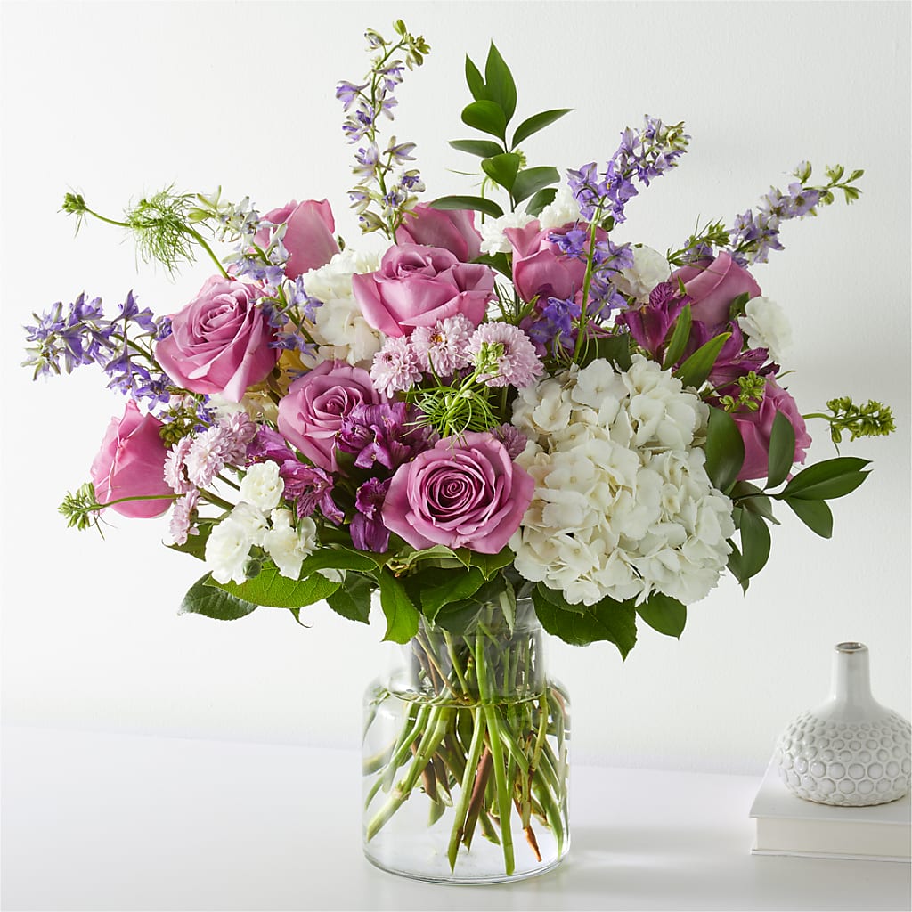 Violet Caress Bouquet – New Life Flower And Gifts, Rincon GA