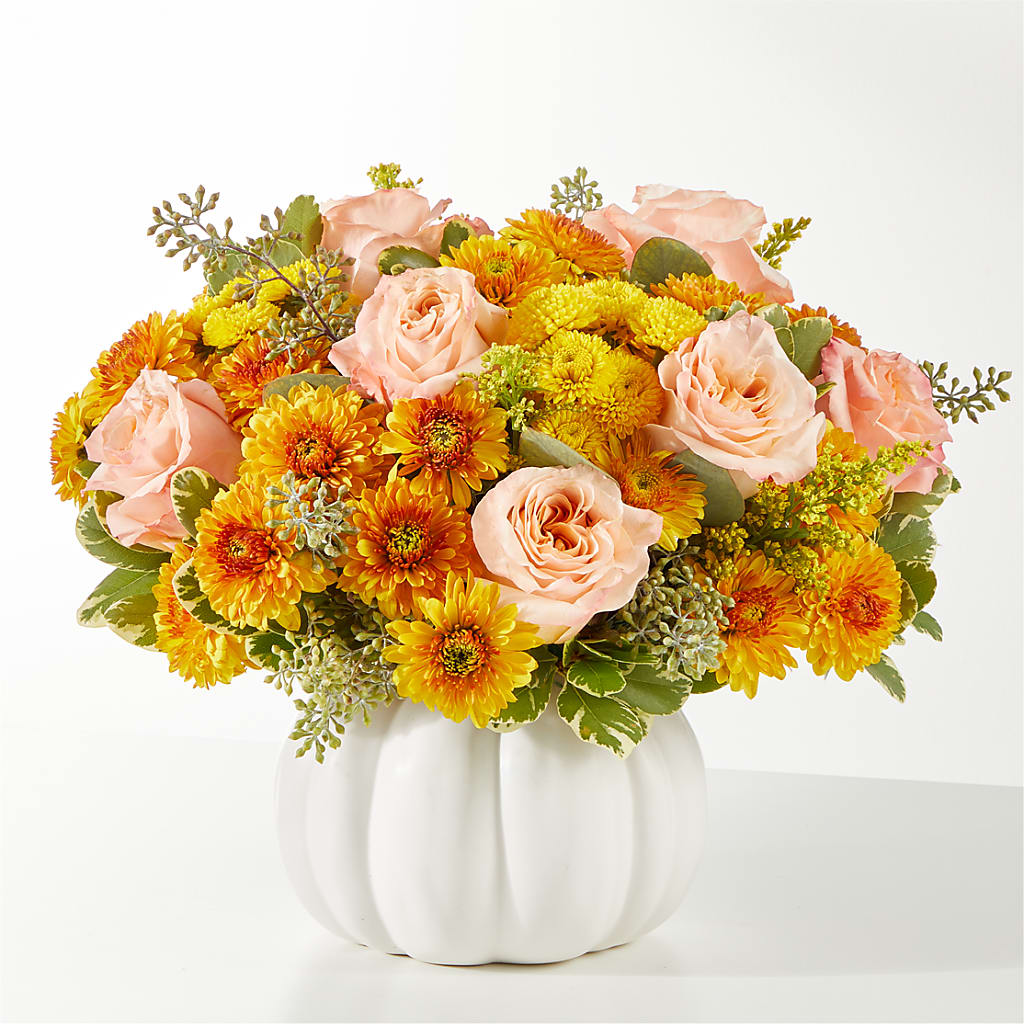 Peachy Pumpkin – New Life Flower And Gifts, Rincon GA