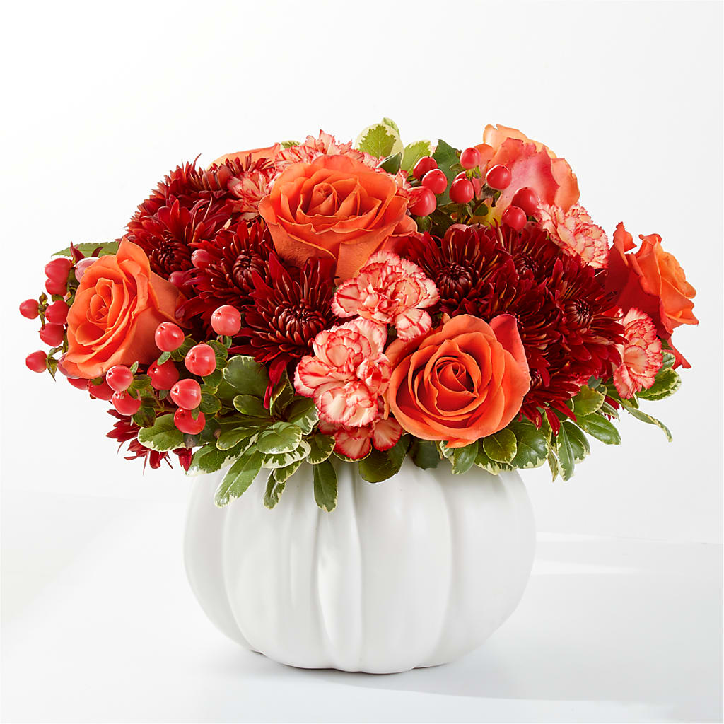 Autumn Air Pumpkin Bouquet – New Life Flower And Gifts, Rincon GA