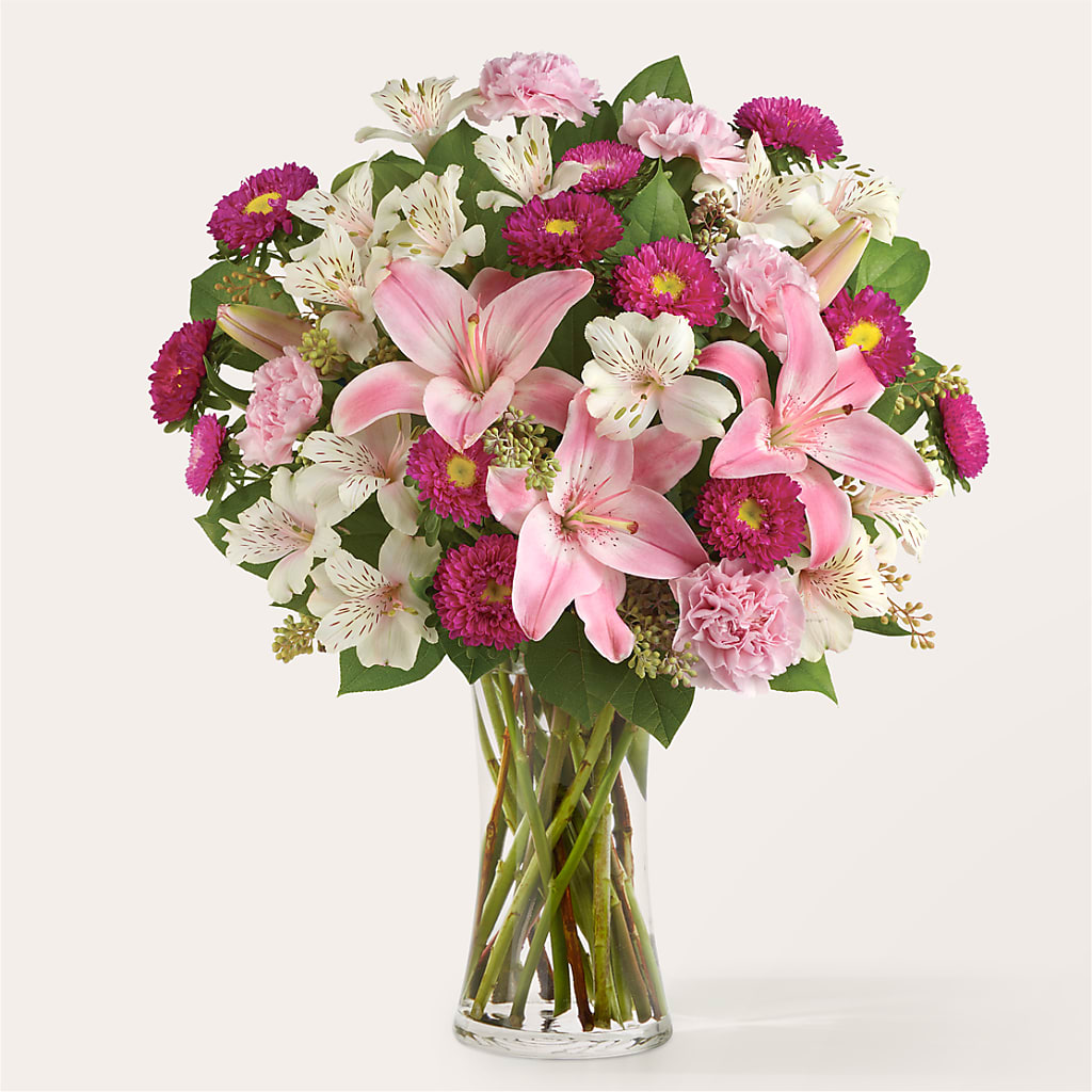 Feeling Fuchsia Bouquet – New Life Flower And Gifts, Rincon GA