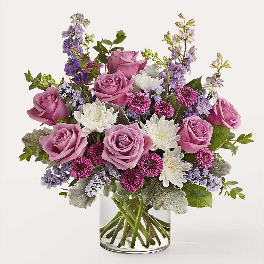 Violet Frost Bouquet – New Life Flower And Gifts, Rincon GA
