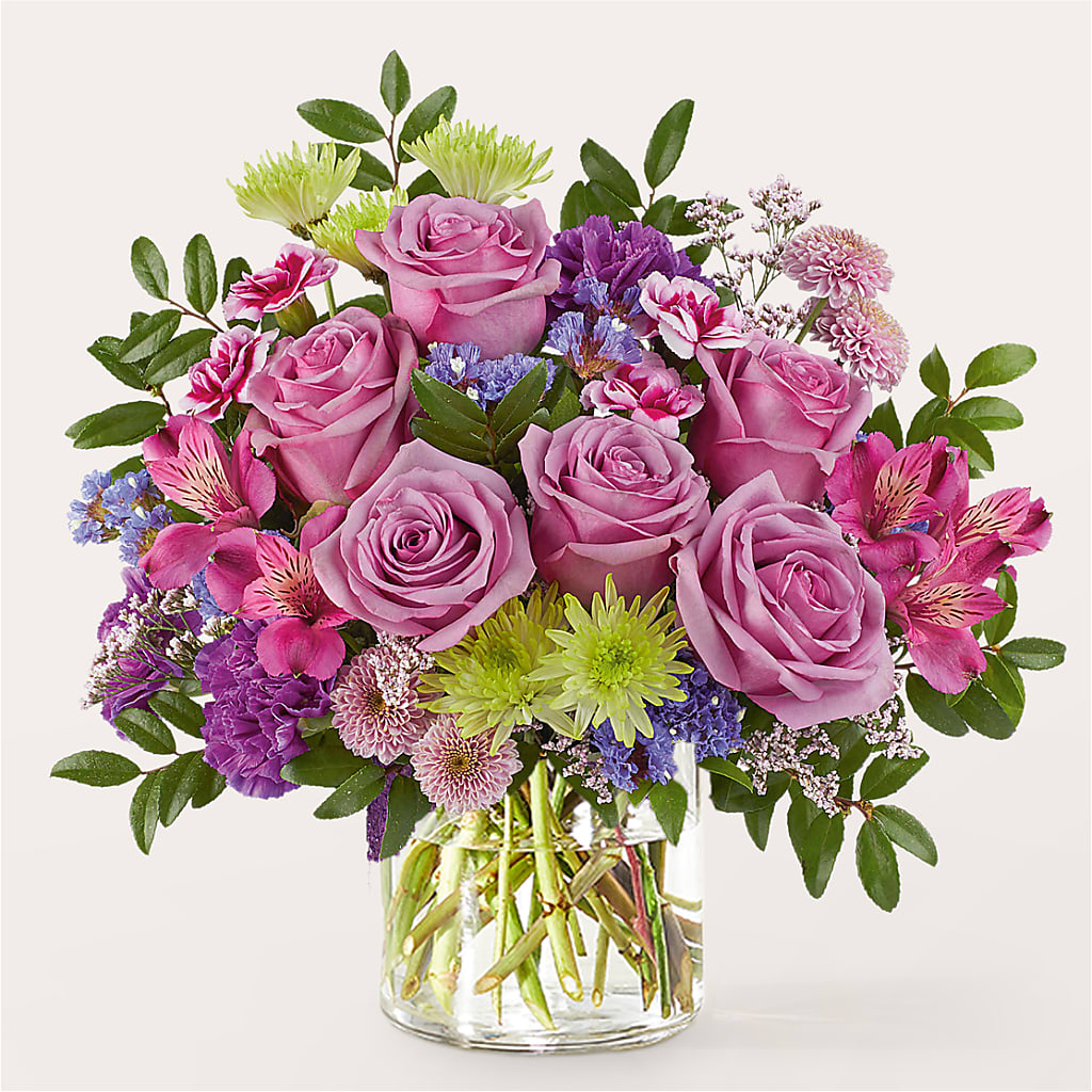 Glass Half Full Bouquet – New Life Flower And Gifts, Rincon GA