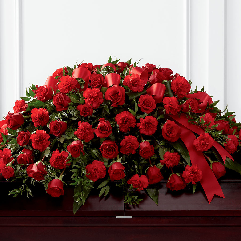 Tribute of Life Casket Spray – New Life Flower And Gifts, Rincon GA