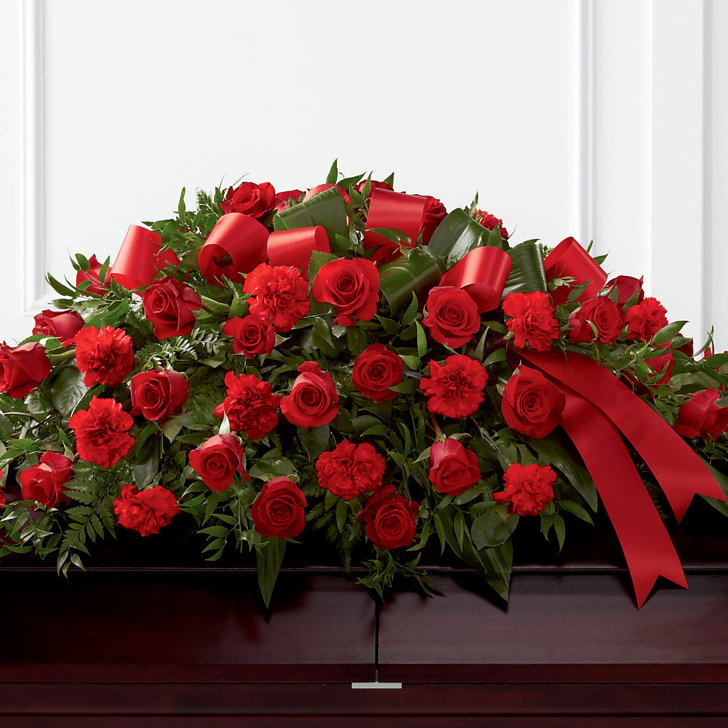 Tribute of Life Casket Spray – New Life Flower And Gifts, Rincon GA