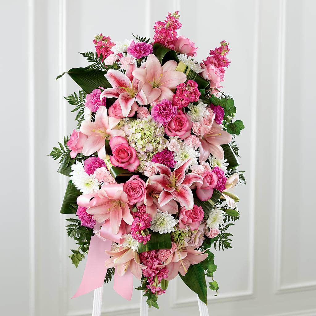 Comforting Standing Spray – New Life Flower And Gifts, Rincon GA