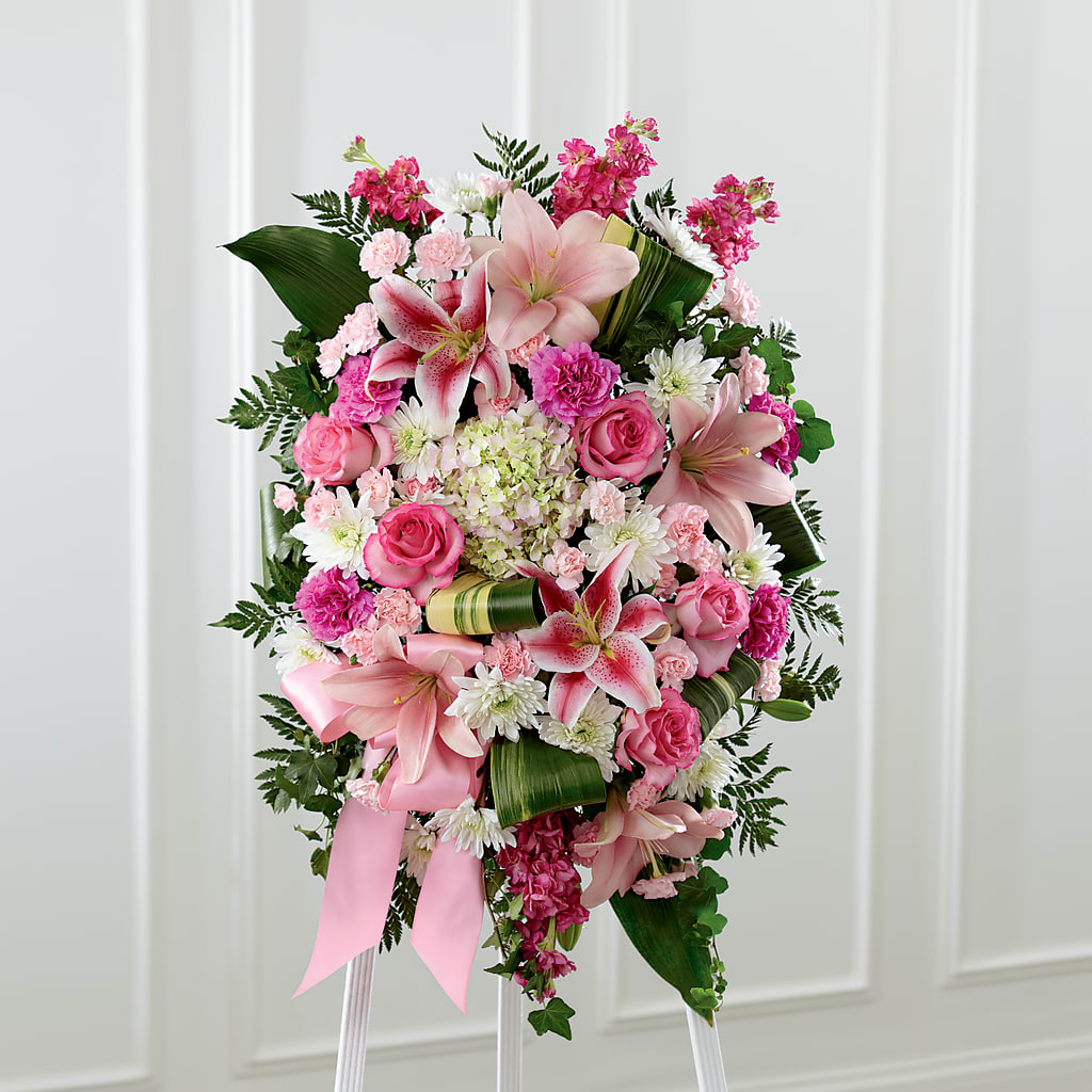 Comforting Standing Spray – New Life Flower And Gifts, Rincon GA