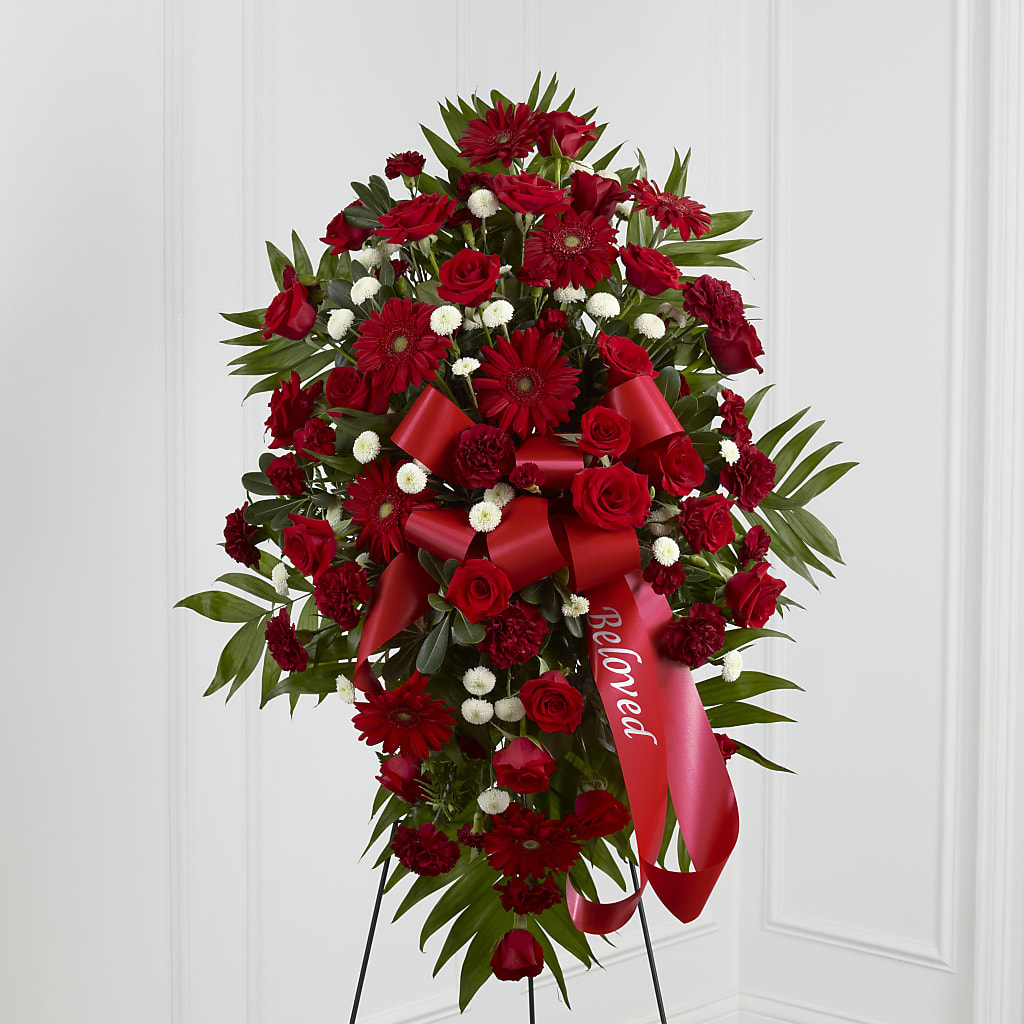 Treasured Memories Standing Spray – New Life Flower And Gifts, Rincon GA