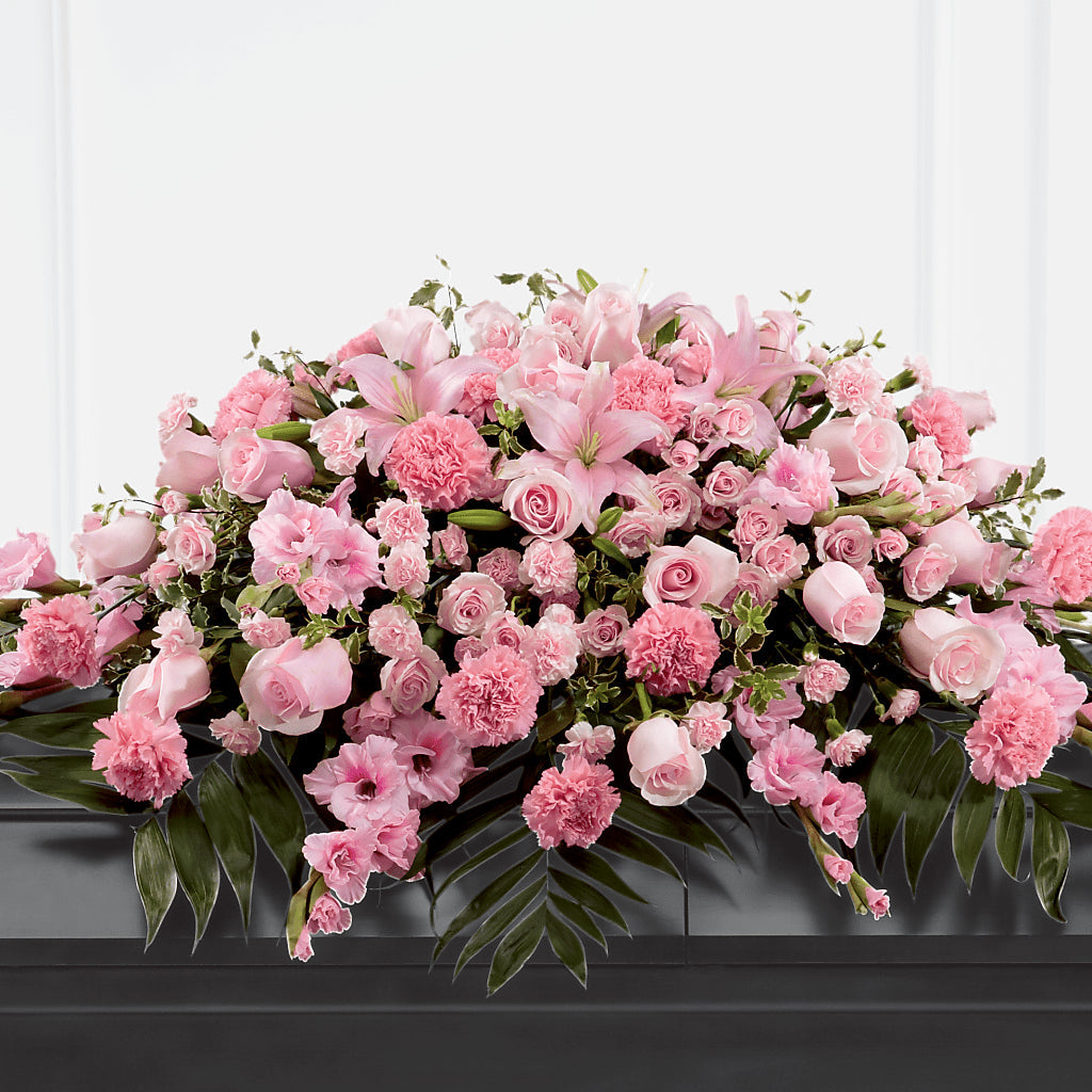 Garden of Comfort Casket Spray (Standard) – New Life Flower And Gifts, Rincon GA