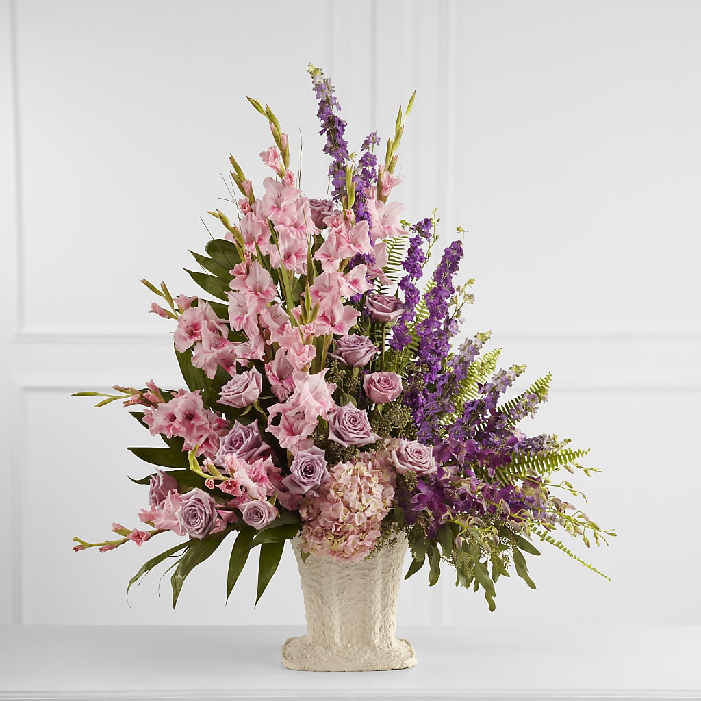 Flowing Garden Arrangement – New Life Flower And Gifts, Rincon GA