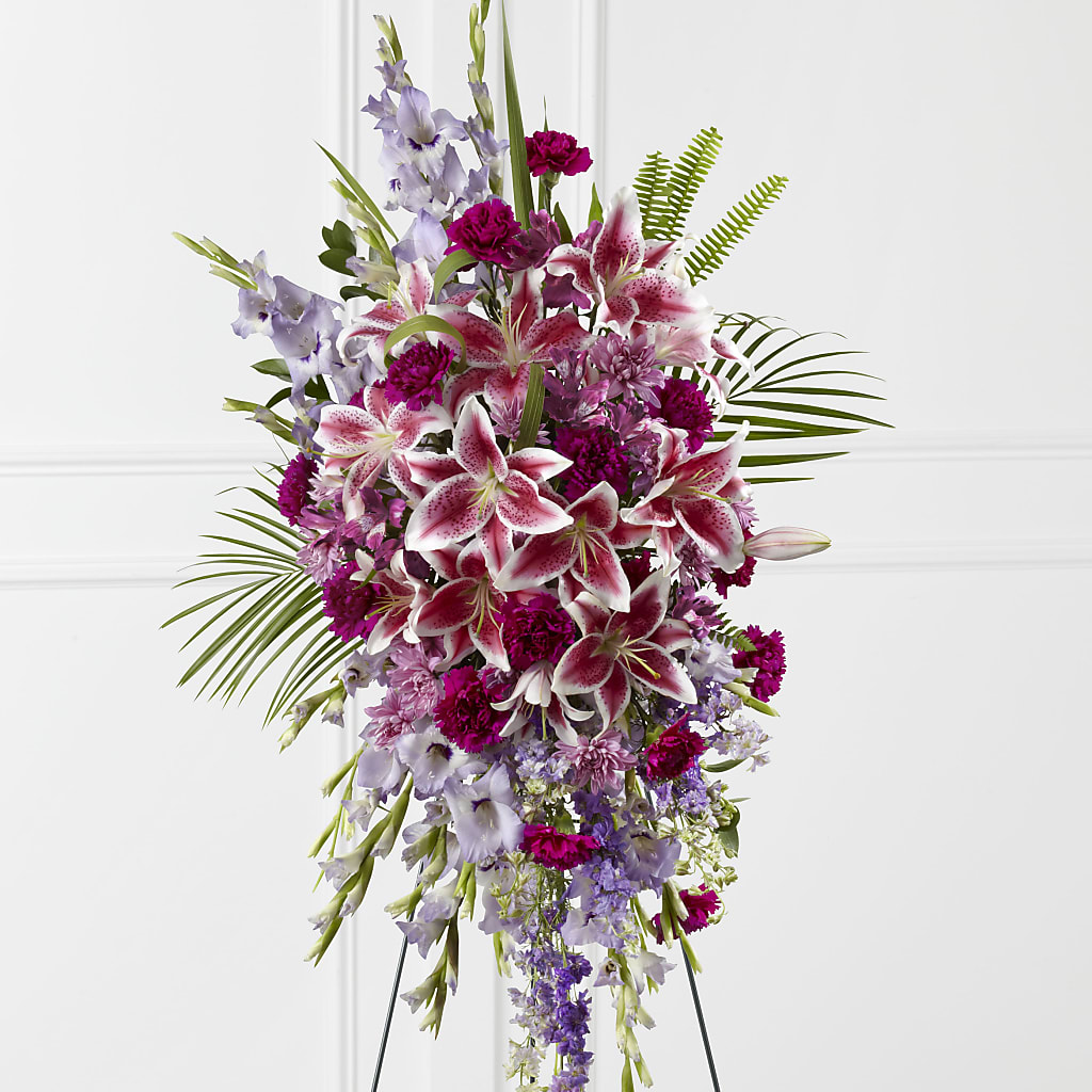 Tender Touch Standing Spray – New Life Flower And Gifts, Rincon GA