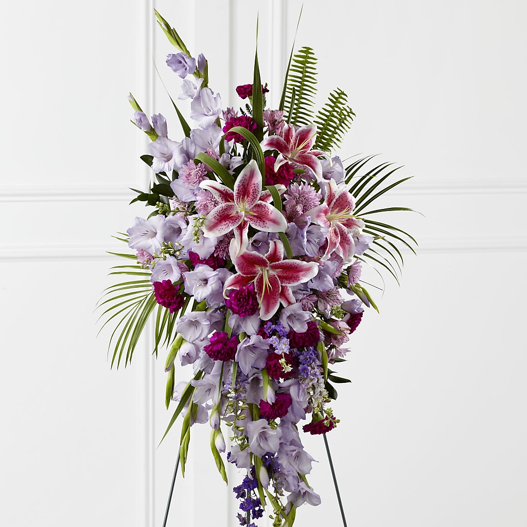 Tender Touch Standing Spray – New Life Flower And Gifts, Rincon GA