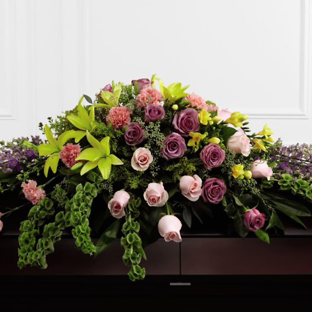 Forever Beloved Casket Spray – New Life Flower And Gifts, Rincon GA