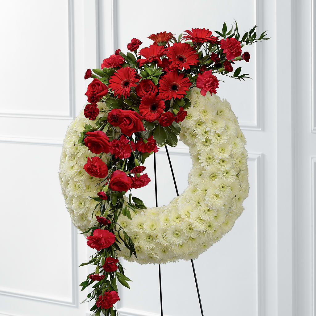 Graceful Tribute Wreath – New Life Flower And Gifts, Rincon GA