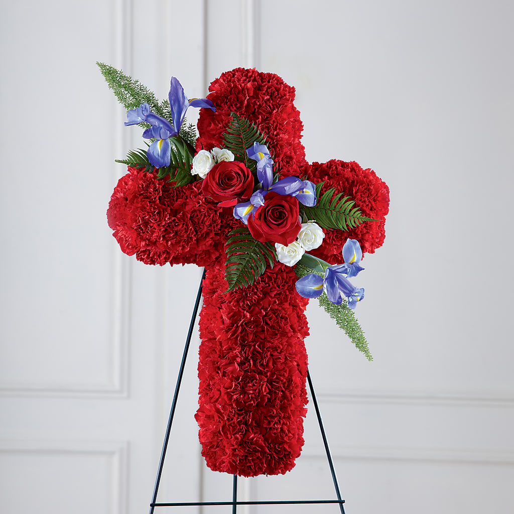 Faithful Hero Floral Cross – New Life Flower And Gifts, Rincon GA