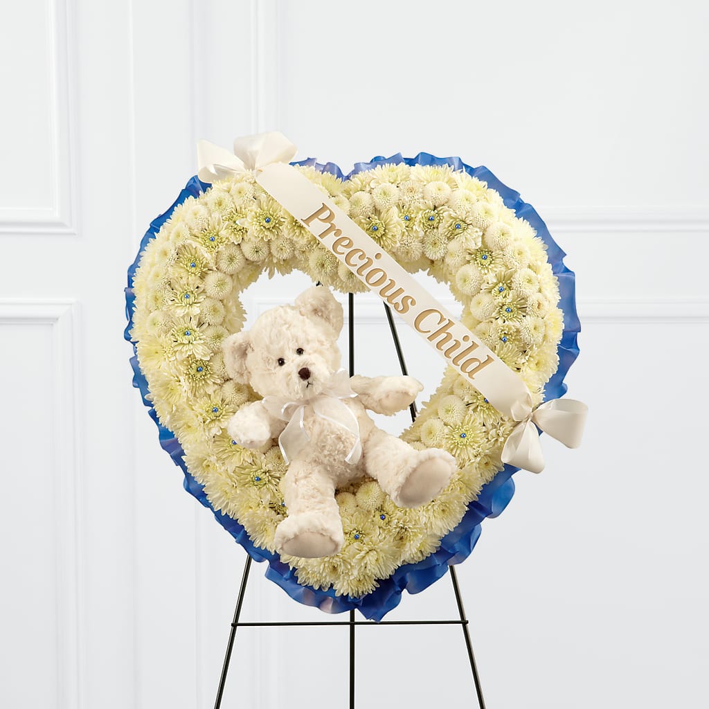 Precious Child Standing Heart – New Life Flower And Gifts, Rincon GA
