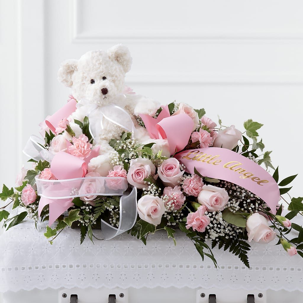 Touch of Sympathy Casket Spray – New Life Flower And Gifts, Rincon GA