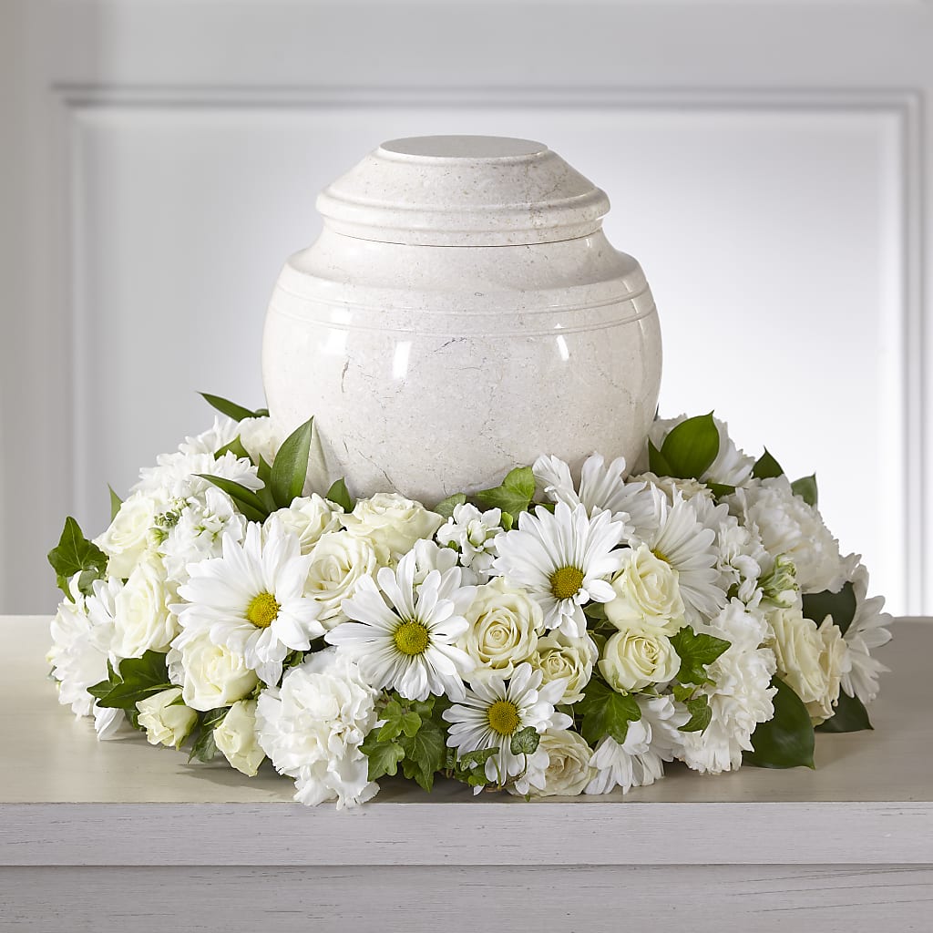 Ivory Gardens Cremation Adornment – New Life Flower And Gifts, Rincon GA