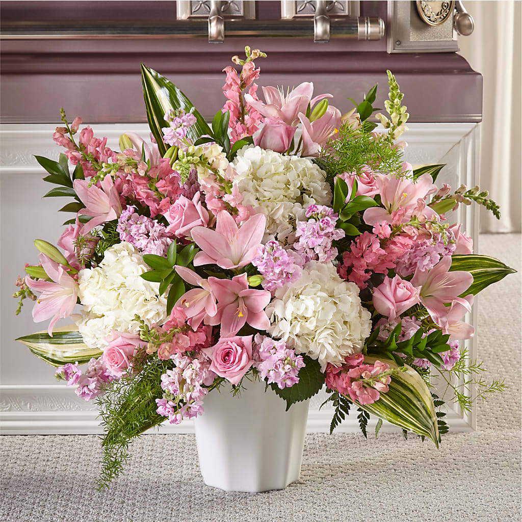 Simply Serene Floor Basket – New Life Flower And Gifts, Rincon GA