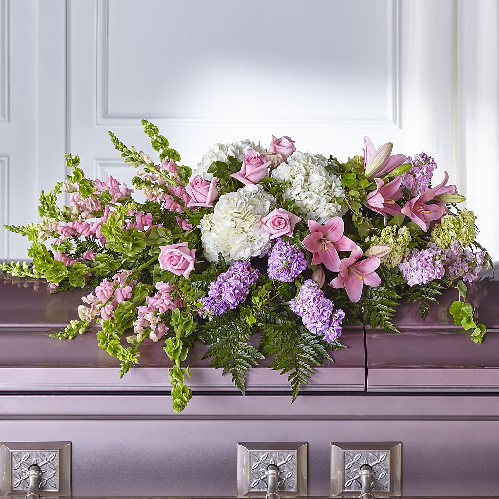 Life's Gratitude Casket Spray – New Life Flower And Gifts, Rincon GA