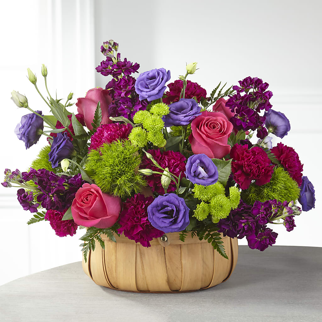 Serene Sanctuary Basket – New Life Flower And Gifts, Rincon GA