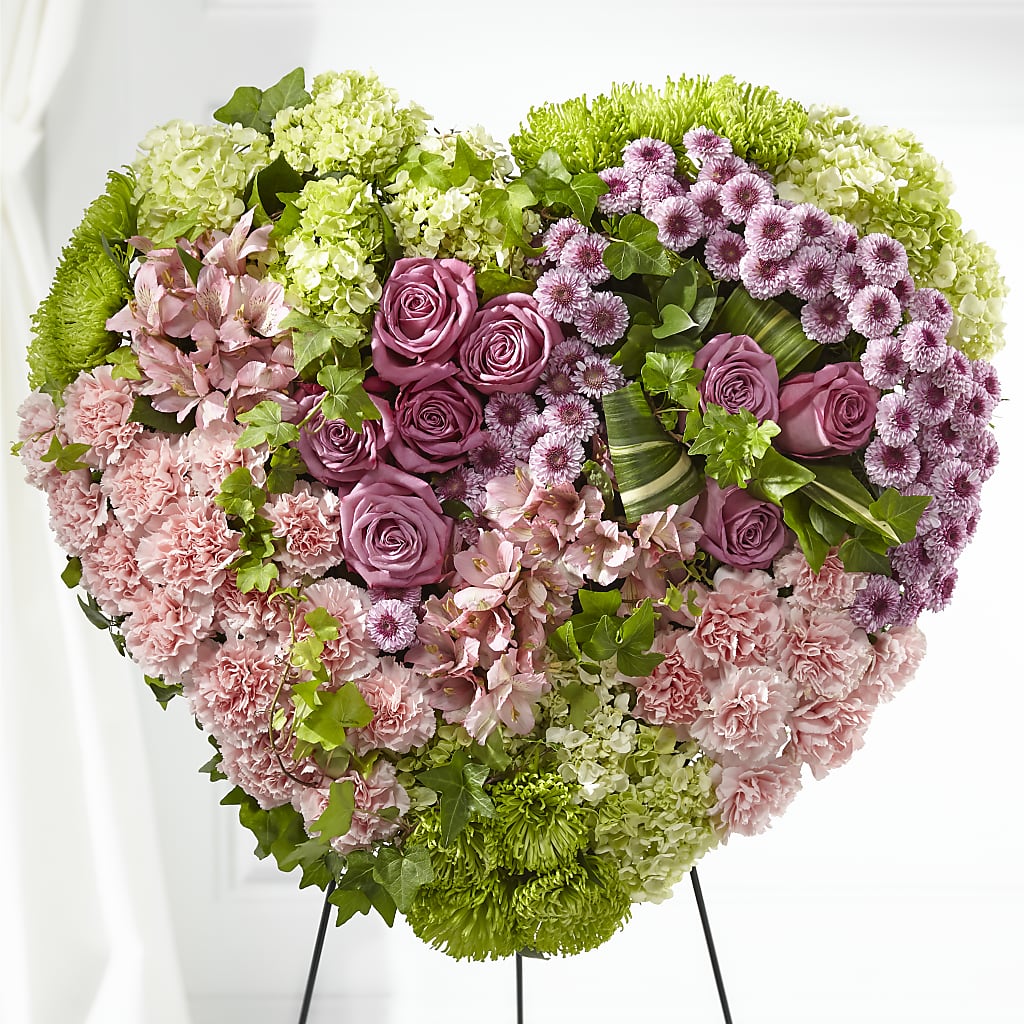 Heartwarming Standing Heart – New Life Flower And Gifts, Rincon GA