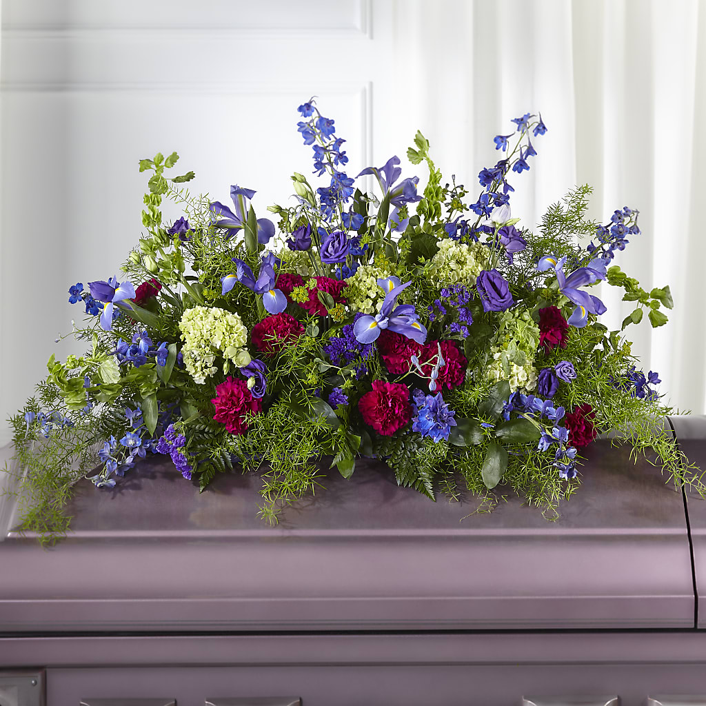 Always Treasured Casket Spray – New Life Flower And Gifts, Rincon GA