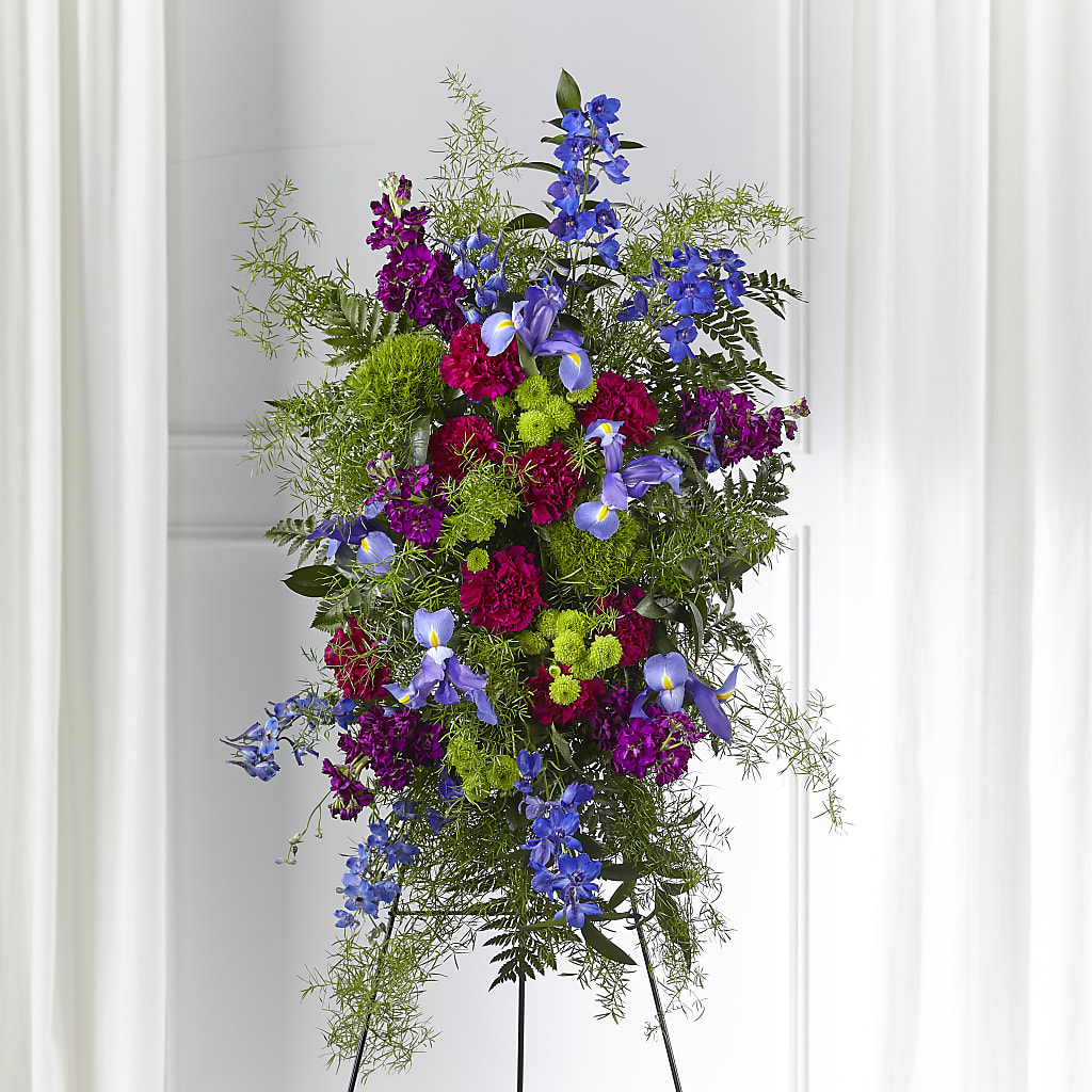 Heavenly Skies Standing Spray – New Life Flower And Gifts, Rincon GA