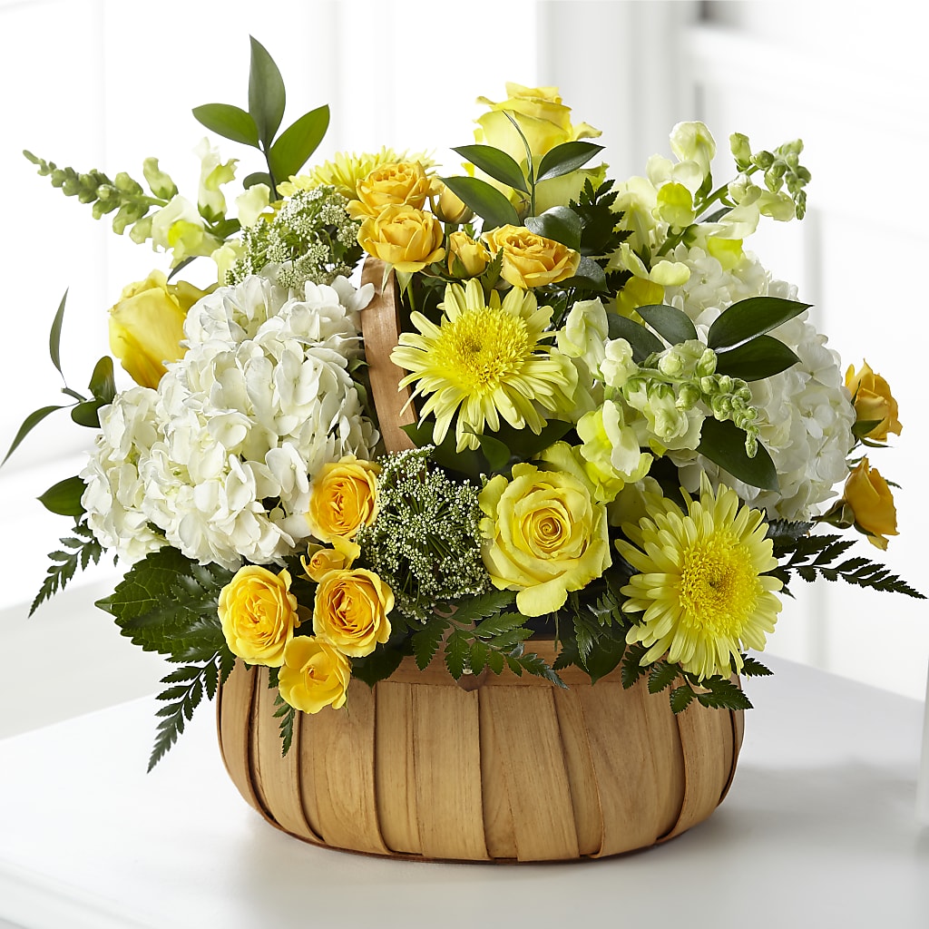 Rustic Remembrance Basket – New Life Flower And Gifts, Rincon GA