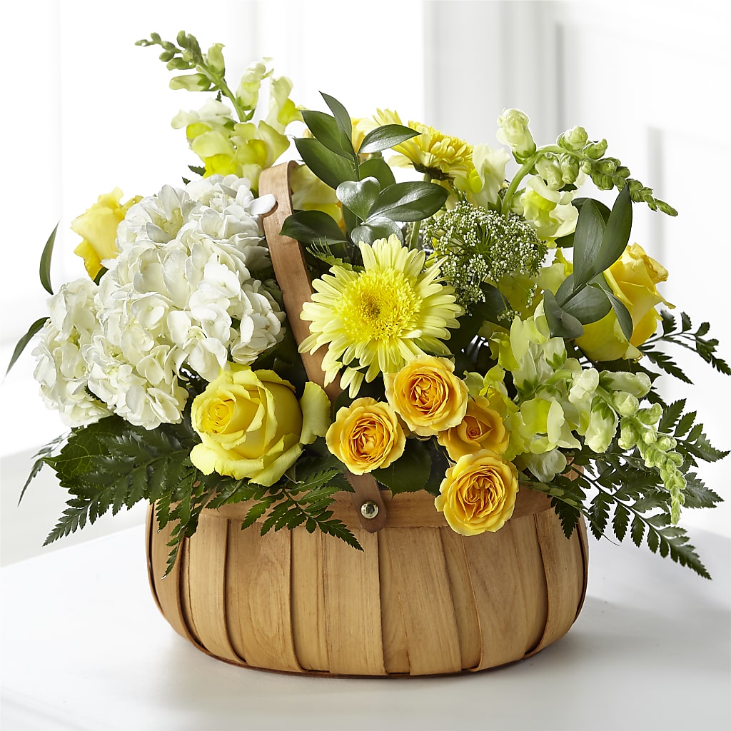 Rustic Remembrance Basket – New Life Flower And Gifts, Rincon GA