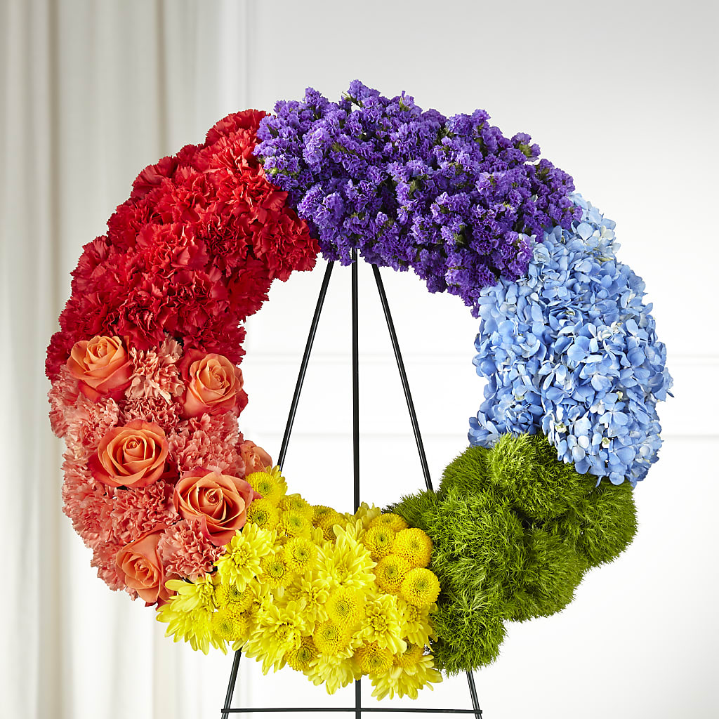 Circle of Love Wreath – New Life Flower And Gifts, Rincon GA