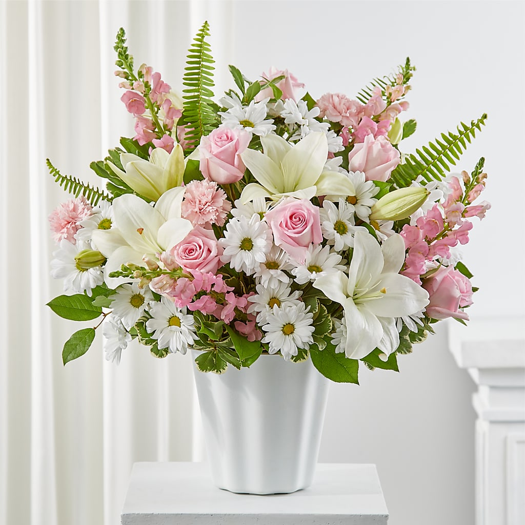 Soft Touch Tabletop Basket – New Life Flower And Gifts, Rincon GA