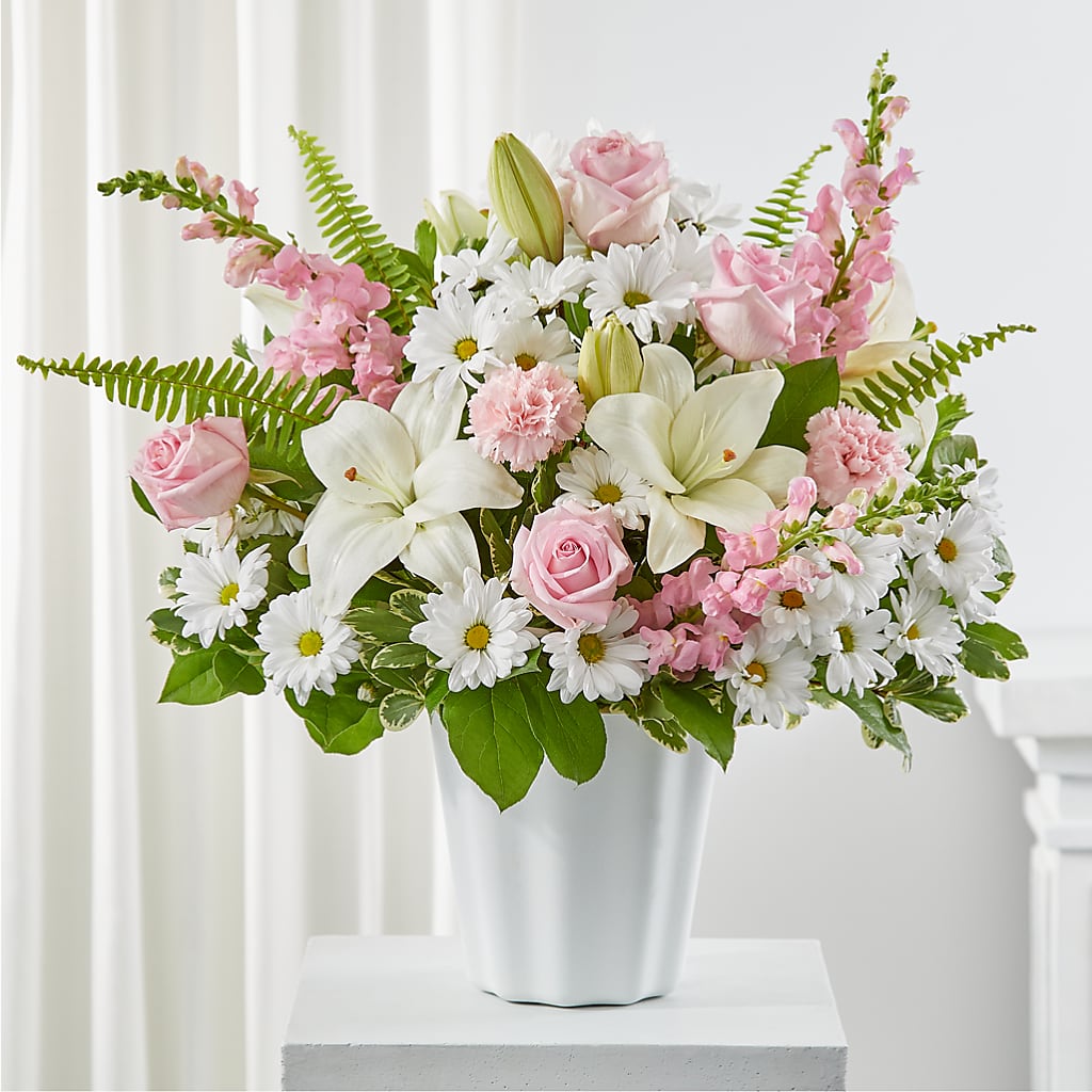 Soft Touch Tabletop Basket – New Life Flower And Gifts, Rincon GA