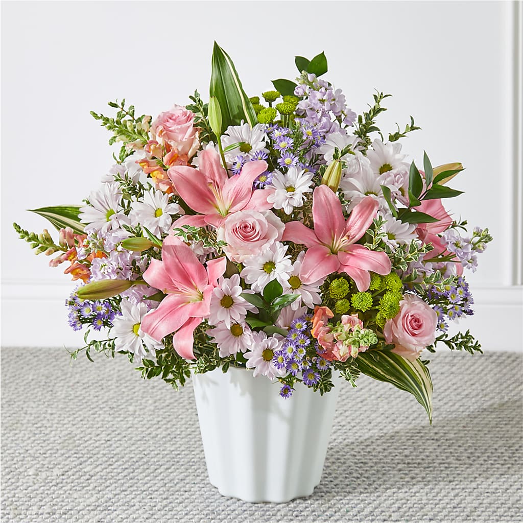 Abundant Compassion Floor Basket – New Life Flower And Gifts, Rincon GA