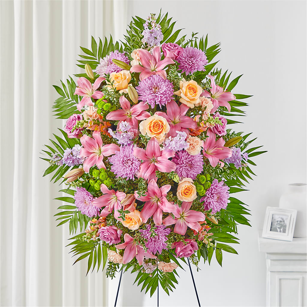 Love & Light Standing Spray – New Life Flower And Gifts, Rincon GA