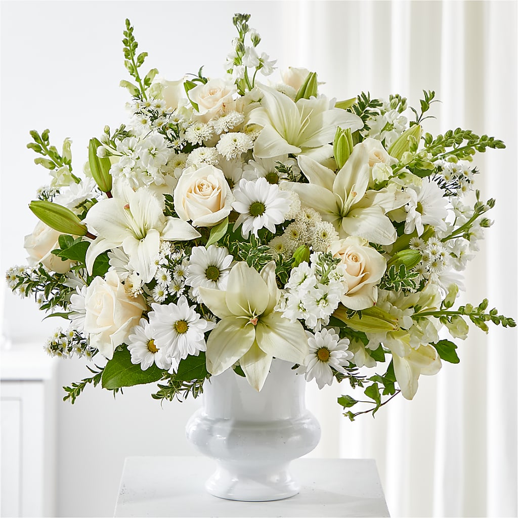 Uplifting Urn Arrangement – New Life Flower And Gifts, Rincon GA
