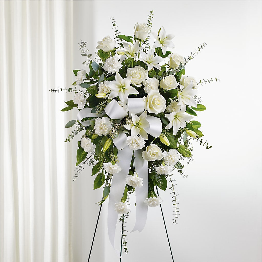 With Care Standing Spray – New Life Flower And Gifts, Rincon GA