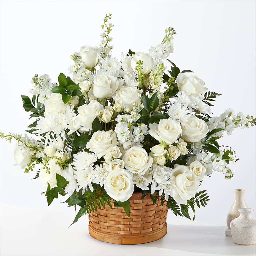 Heartfelt Condolences Arrangement – New Life Flower And Gifts, Rincon GA
