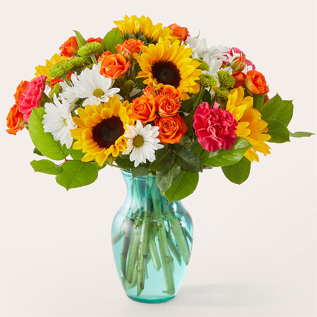 Sun-drenched Blooms Bouquet – New Life Flower And Gifts, Rincon GA