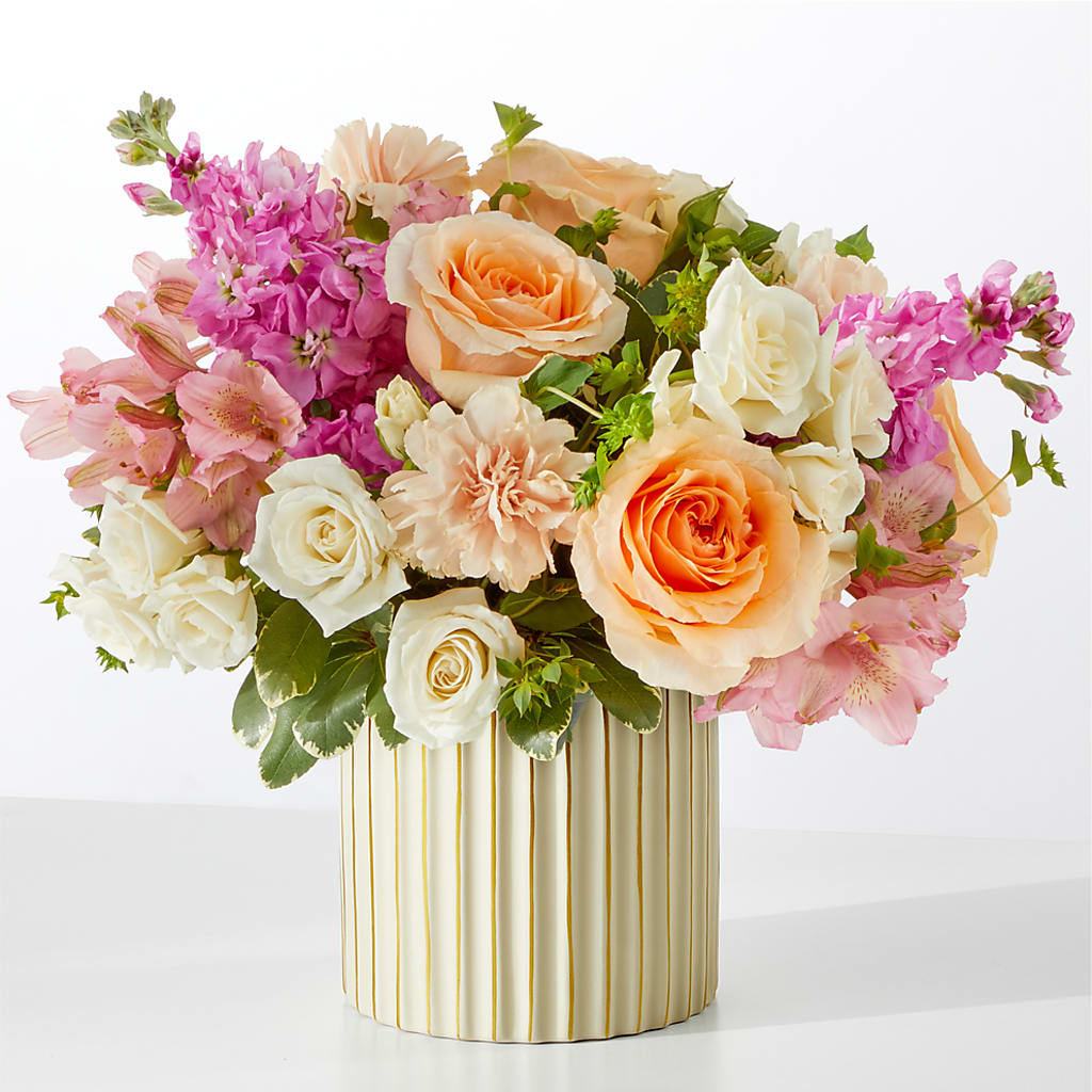 Paradise Bouquet with Ivory Vase – New Life Flower And Gifts, Rincon GA