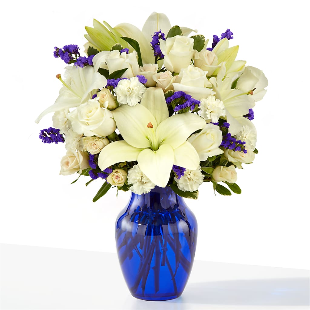 Sapphire Rush Bouquet – New Life Flower And Gifts, Rincon GA
