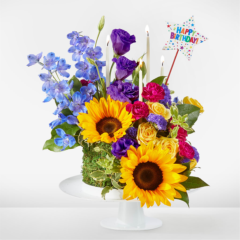Star of the Day Floral Cake – New Life Flower And Gifts, Rincon GA