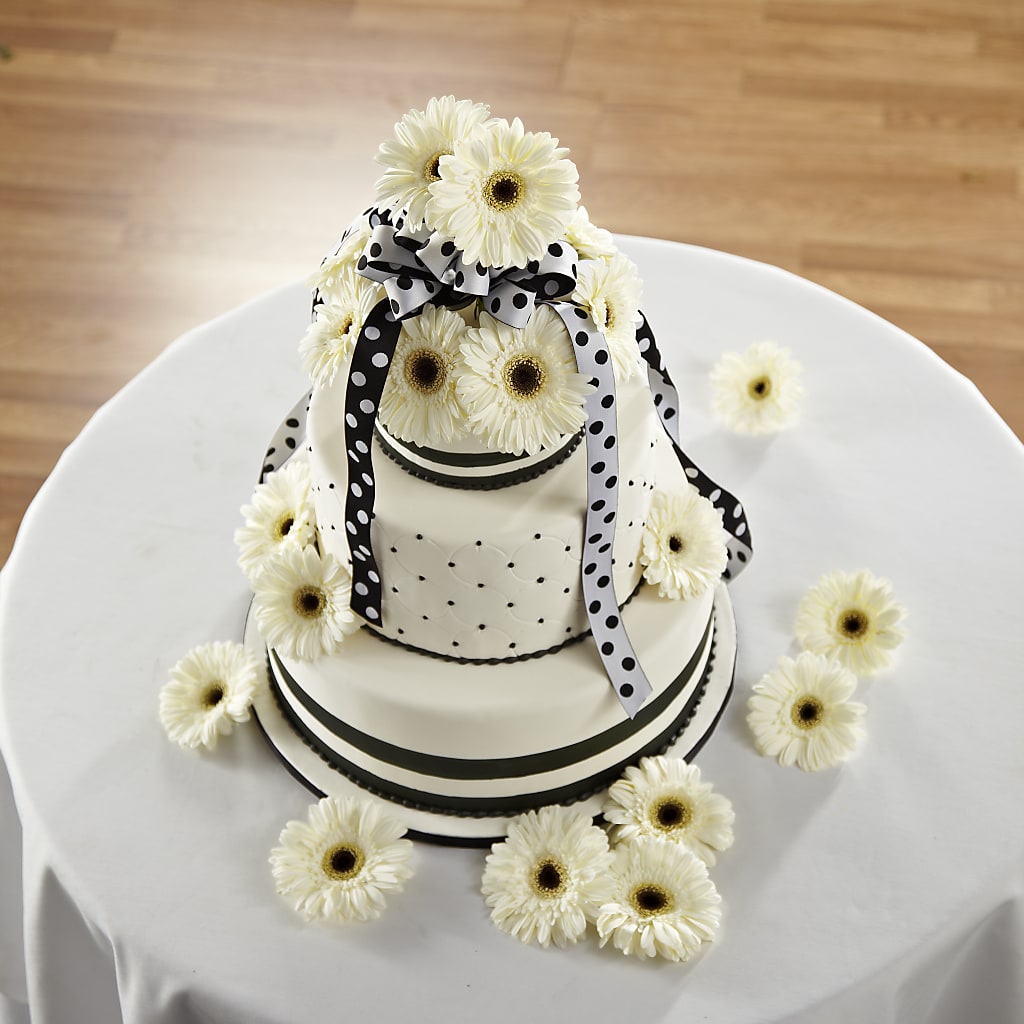 Simple Sophistication Cake Décor – New Life Flower And Gifts, Rincon GA