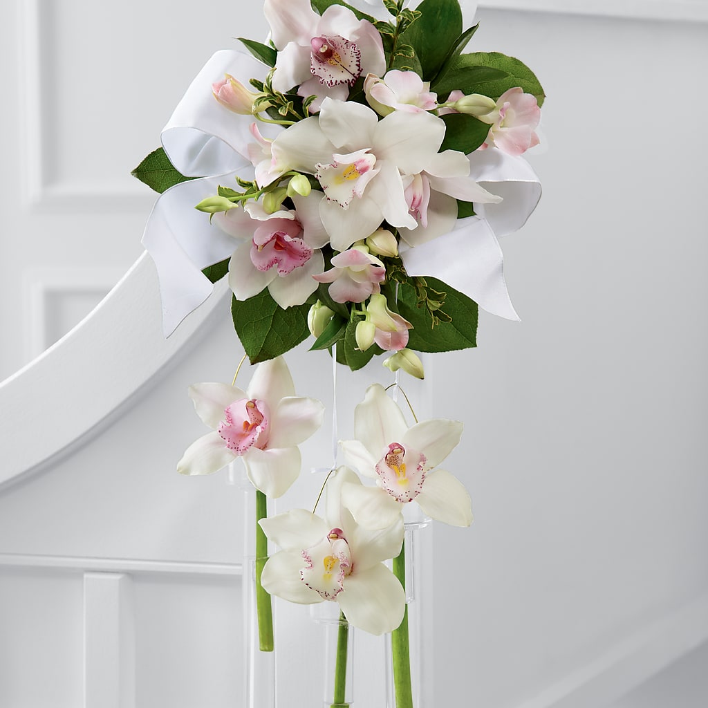 Perfect Entrance Pew Arrangement – New Life Flower And Gifts, Rincon GA
