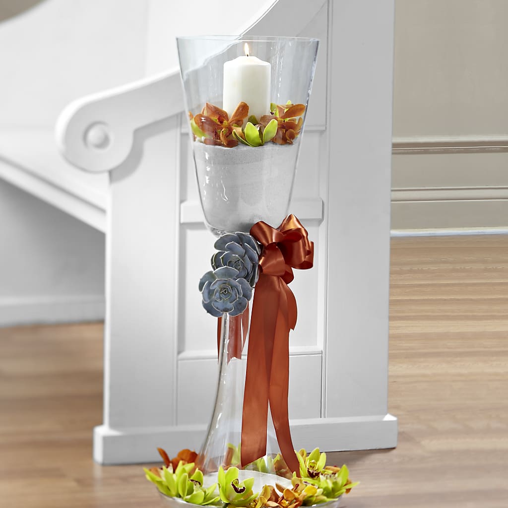 Matrimony Pew Decor – New Life Flower And Gifts, Rincon GA