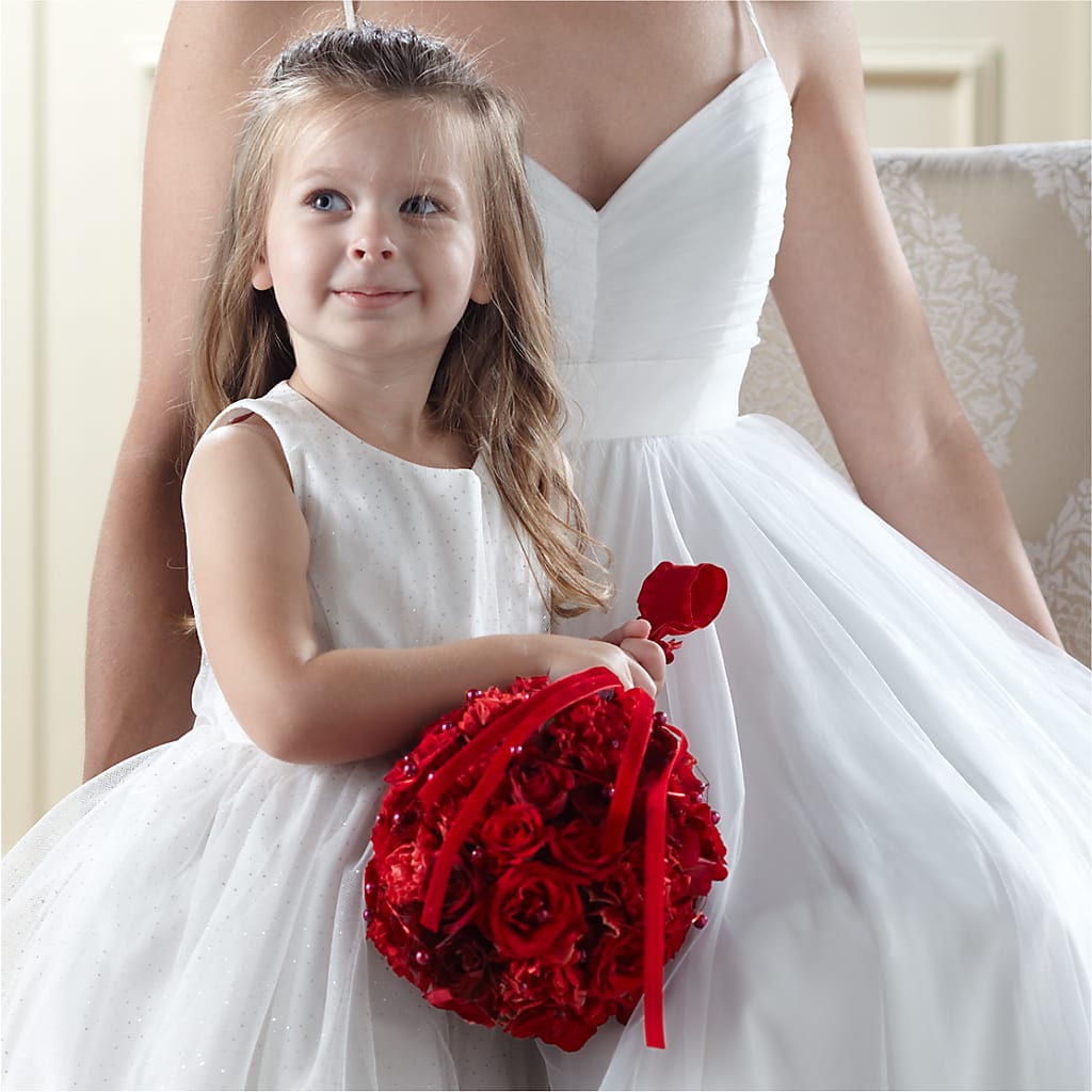 Pure at Heart Flower Girl Arrangement – New Life Flower And Gifts, Rincon GA