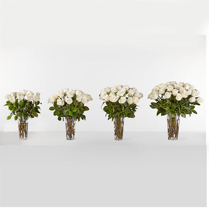 Long Stem White Rose Bouquet –  New Life Flower And Gifts, Rincon GA