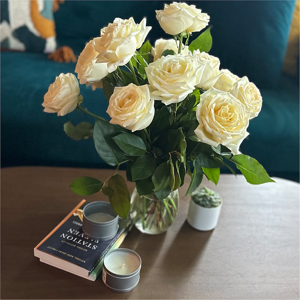 Long Stem Yellow Rose Bouquet –  New Life Flower And Gifts, Rincon GA